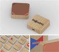 Powerbank in bamboo